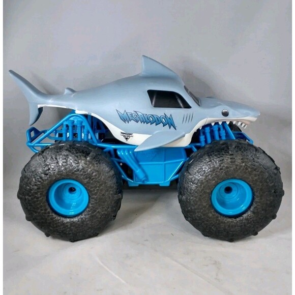 Monster Jam Megalodon Storm RC Monster Truck 16” No Remote Spin Master Terrain - Picture 1 of 16